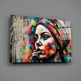 Peaceful Mind Glass Wall Art || Designer Collection.