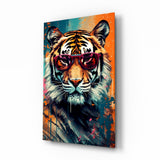Cool Tiger Glass Wall Art || Designer Collection.