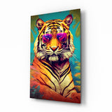 Cool Tiger Glass Wall Art || Designer Collection.