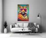 Cool Tiger Glass Wall Art || Designer Collection.