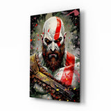 Kratos Glass Wall Art || Designer Collection.