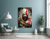 Kratos Glass Wall Art || Designer Collection.