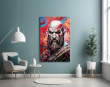 Kratos Glass Wall Art || Designer Collection.