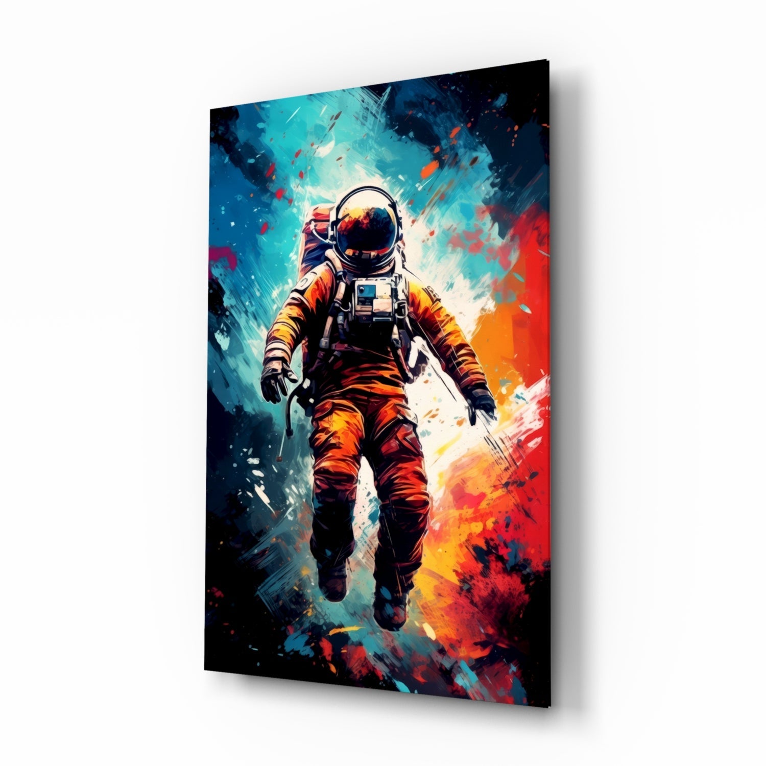 Astronaut Glass Wall Art || Designer Collection.