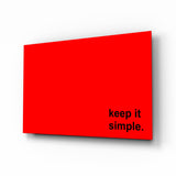 Simple Glass Wall Art || Designer Collection.