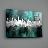 City Silhouette Glass Wall Art || Designer Collection.