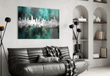 City Silhouette Glass Wall Art || Designer Collection.