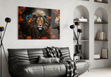 Lion Glass Wall Art || Designer Collection.