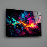 Color Bang Glass Wall Art || Designer Collection.