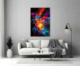 Color Flower Glass Wall Art || Designer Collection.