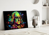 Benjamin Franklin Glass Wall Art || Designer Collection.