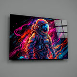 Astronaut Glass Wall Art || Designer Collection.