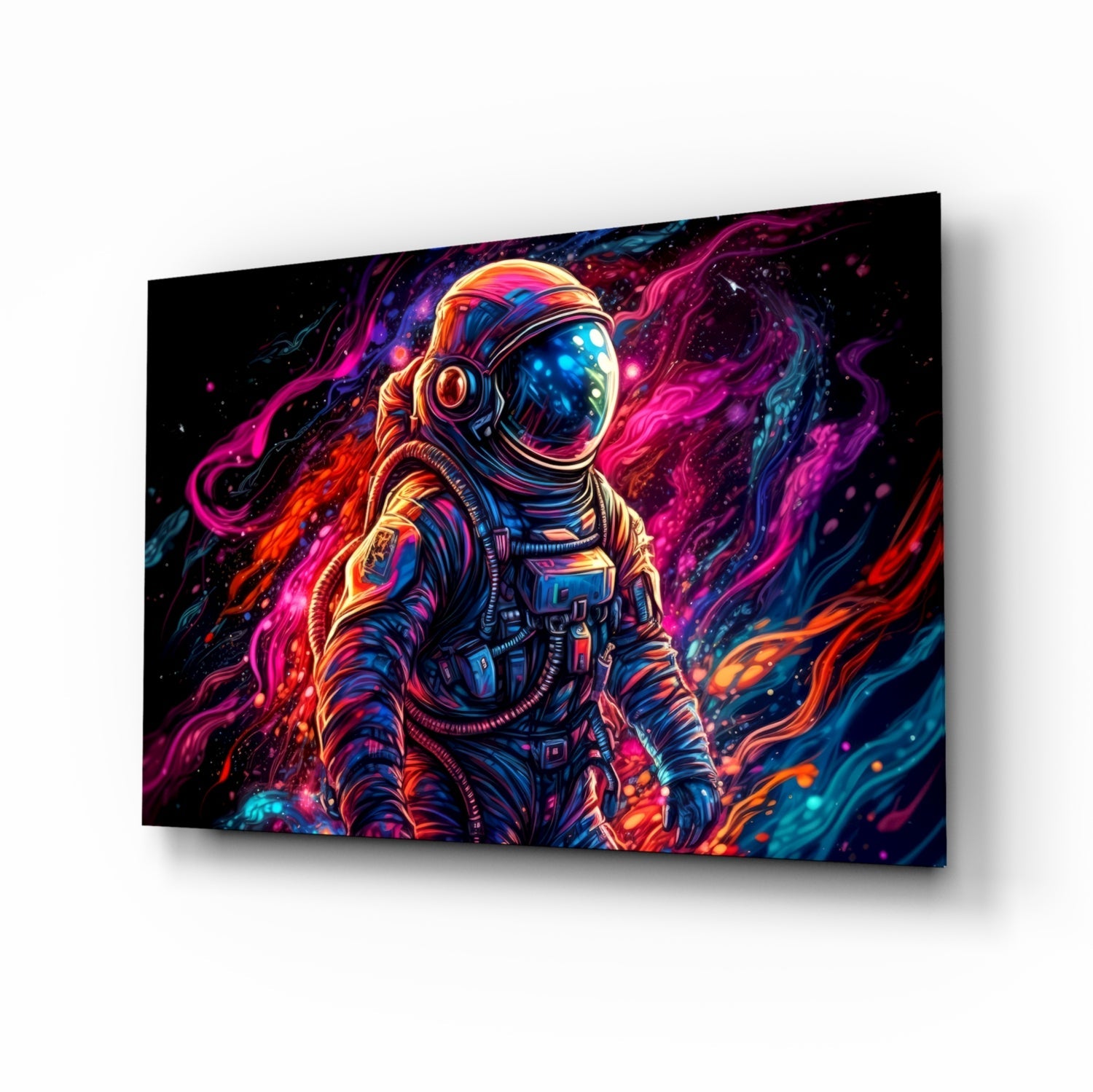 Astronaut Glass Wall Art || Designer Collection.
