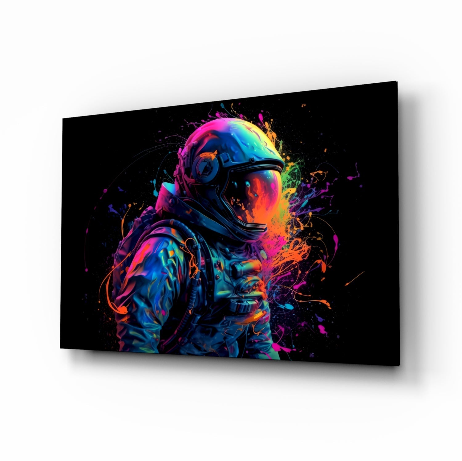 Astronaut Glass Wall Art || Designer Collection.