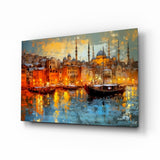 Istanbul Glass Wall Art || Designer Collection.