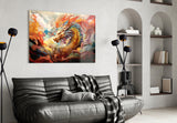 Dragon Glass Wall Art || Designer Collection.