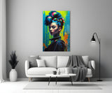 Hair Style Glass Wall Art || Designer Collection.