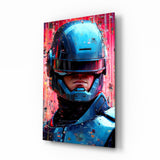Robocop Glass Wall Art || Designer Collection.