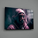 Tupac Glass Wall Art || Designer Collection.