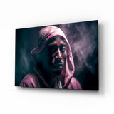 Tupac Glass Wall Art || Designer Collection.