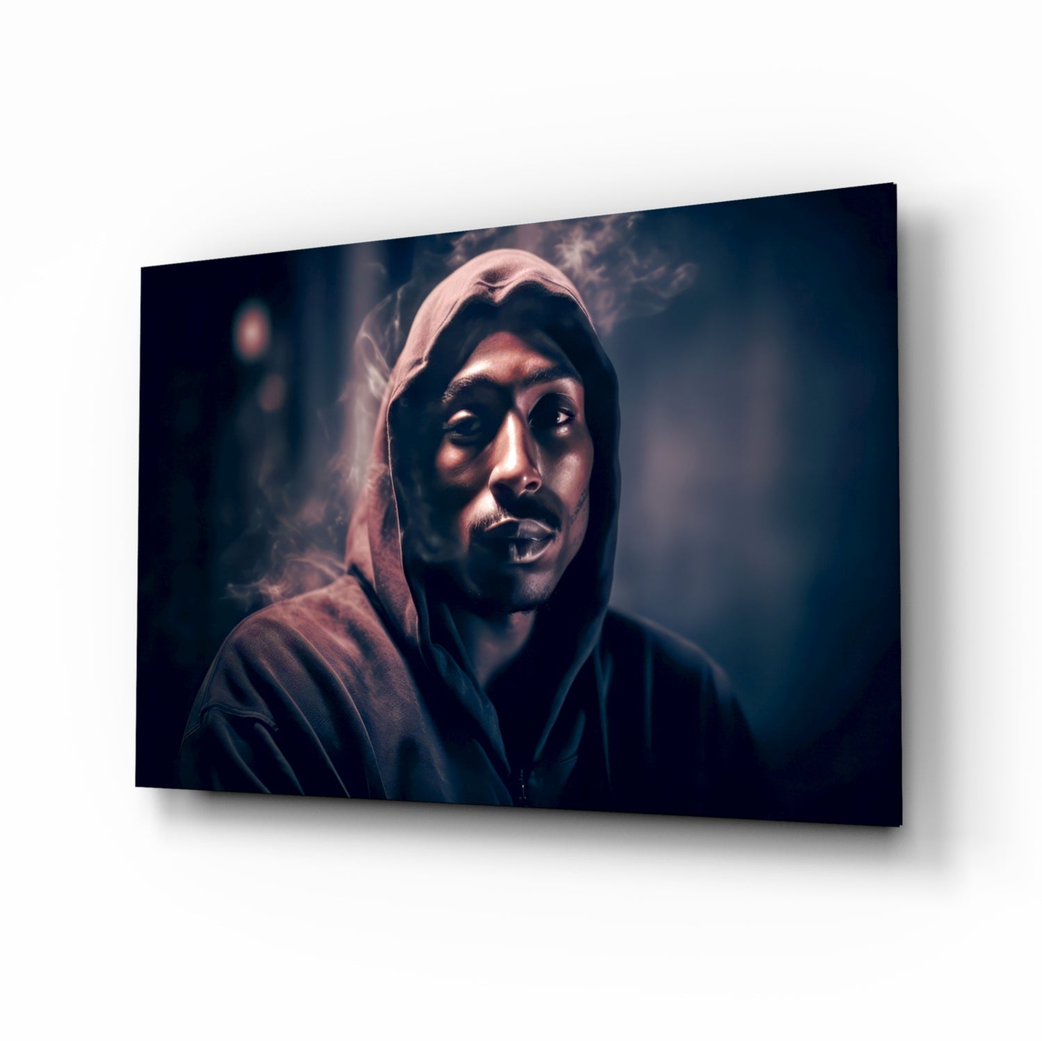 Tupac Glass Wall Art || Designer Collection.