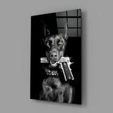 Gun Dog  Glass Wall Art || Designer Collection.