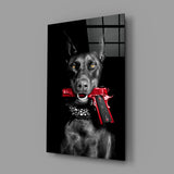 Gun Dog  Glass Wall Art || Designer Collection.