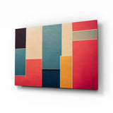 Rectangles  Glass Wall Art|| Designer's Collection.