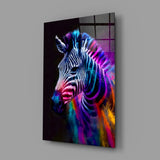 Zebra Glass Wall Art|| Designer's Collection.