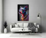Dog Vogue Glass Wall Art|| Designer's Collection.