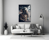 Retired Elephant Glass Wall Art|| Designer's Collection.