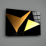 Yellow Wings Glass Wall Art|| Designer's Collection.