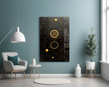 Ancient Sky Glass Wall Art|| Designer's Collection.