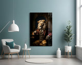 Gentleman Glass Wall Art|| Designer's Collection.