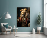 Gentleman Glass Wall Art|| Designer's Collection.