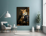 Gentleman Glass Wall Art|| Designer's Collection.