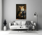 Gentleman Glass Wall Art|| Designer's Collection.