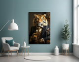 Gentleman Glass Wall Art|| Designer's Collection.