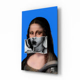 Contemporary Mona Lisa Glass Wall Art || Designer Collection.