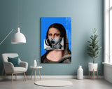 Contemporary Mona Lisa Glass Wall Art || Designer Collection.