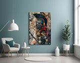 Gladiator Glass Wall Art || Designer Collection.
