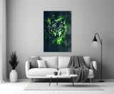 Wolf Glass Wall Art || Designer Collection.