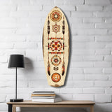 Aztech Patterns Glass Wall Art
