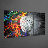 Brain Mega Glass Wall Art