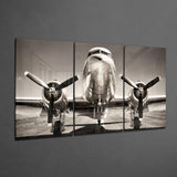 Plane Mega Glass Wall Art