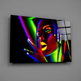 Female Portrait 28 Glass Wall Art.