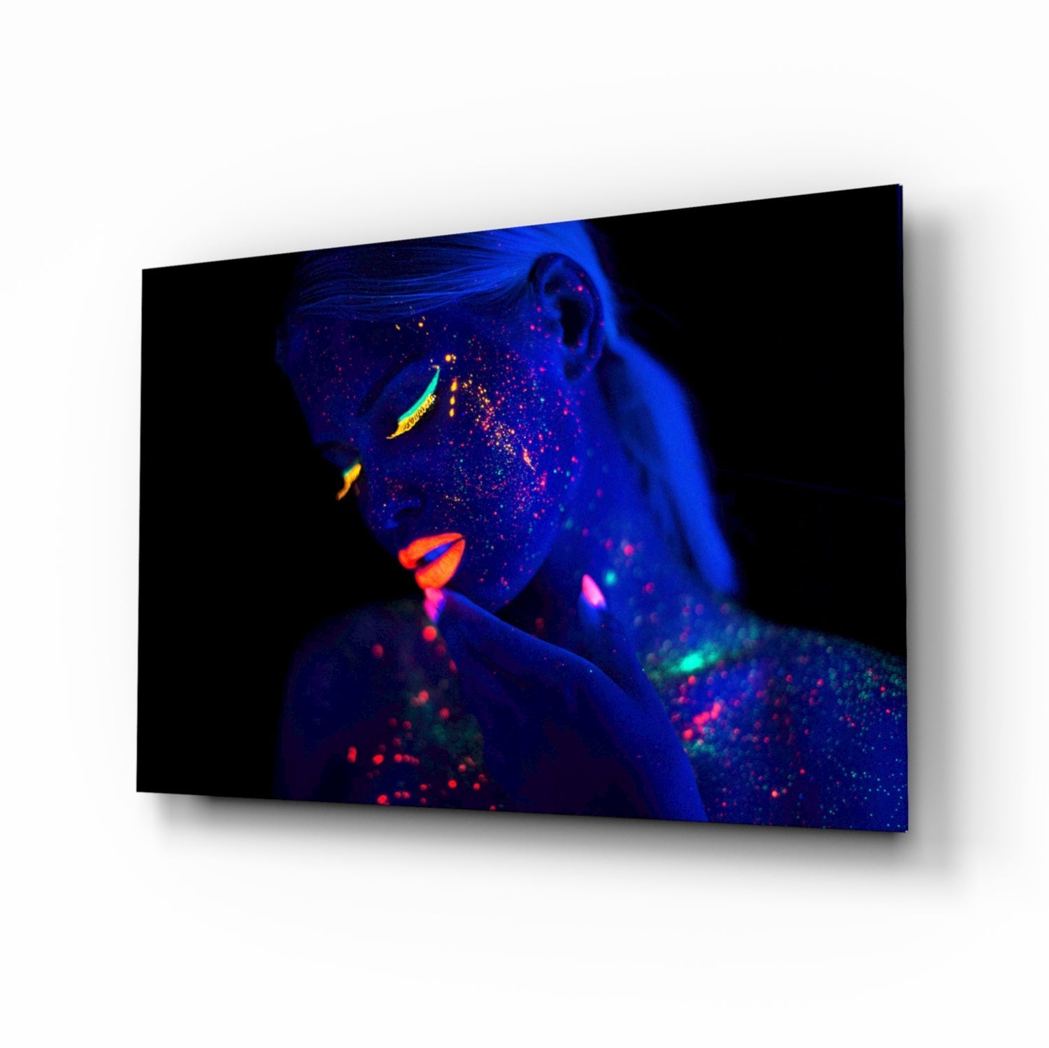 Woman Portrait 29 Glass Wall Art.