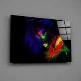 Female Portrait 32 Glass Wall Art.