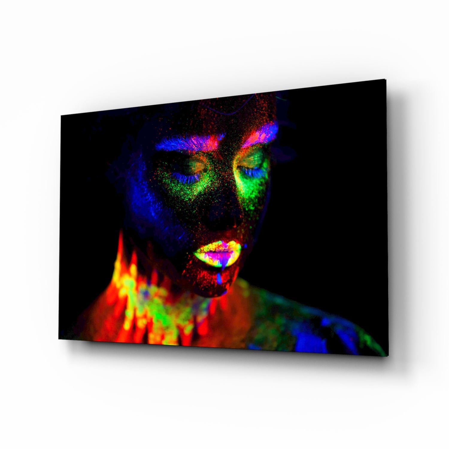 Female Portrait 33 Glass Wall Art.