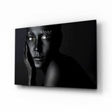 Woman Portrait 37 Glass Wall Art.